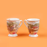 European Theme Vintage Twin Mug Set